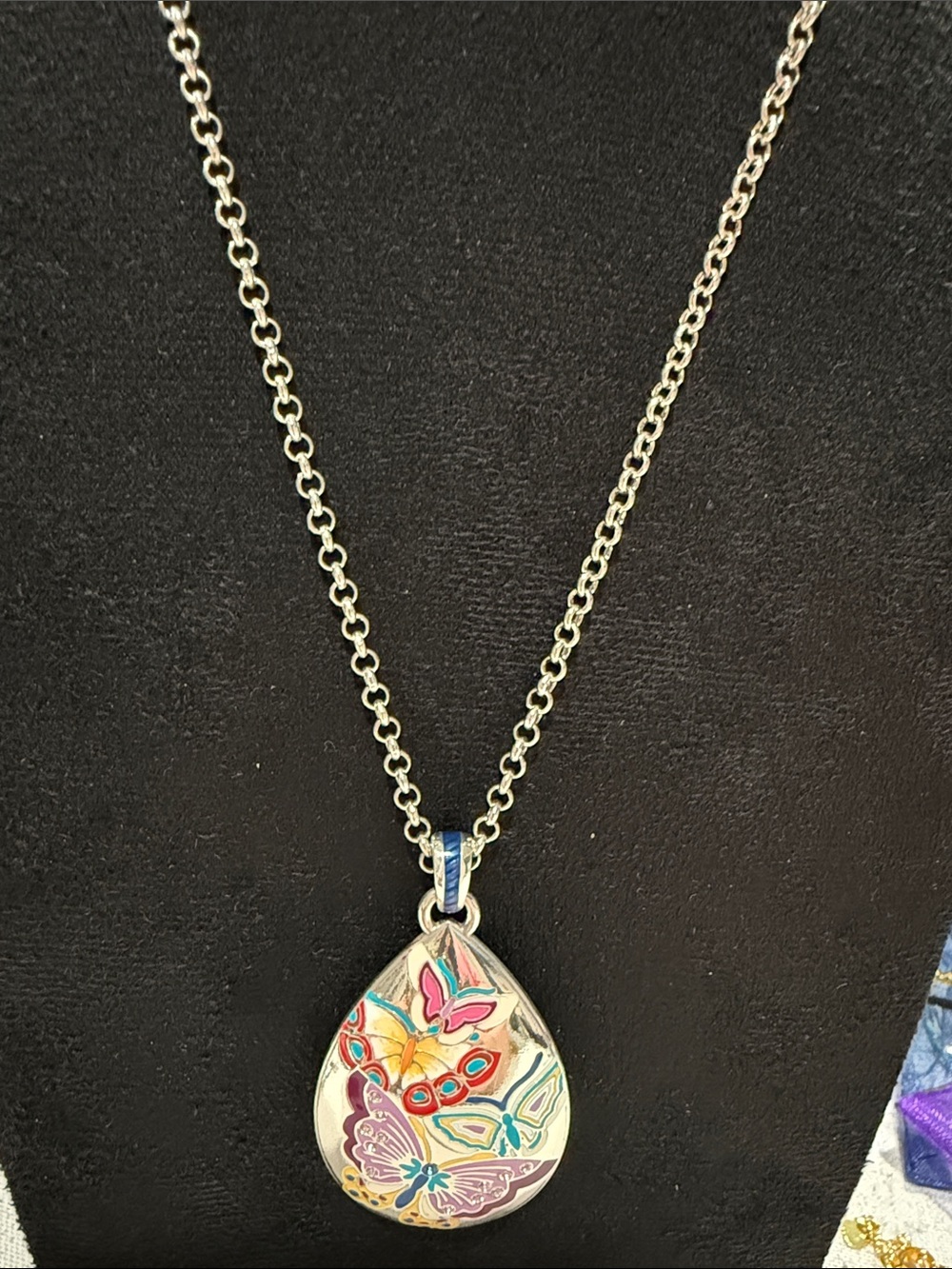 Brighton Kyoto In Bloom Butterfly Necklace JM7539 NWT $128